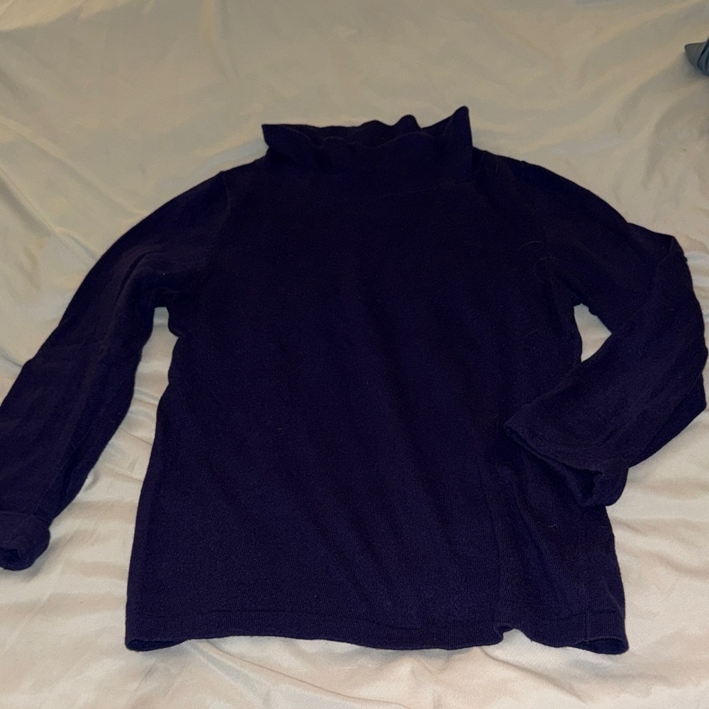 Boden Women's Elegant Black Turtleneck Sweater